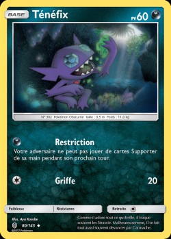 Carte Pokémon: Ténéfix