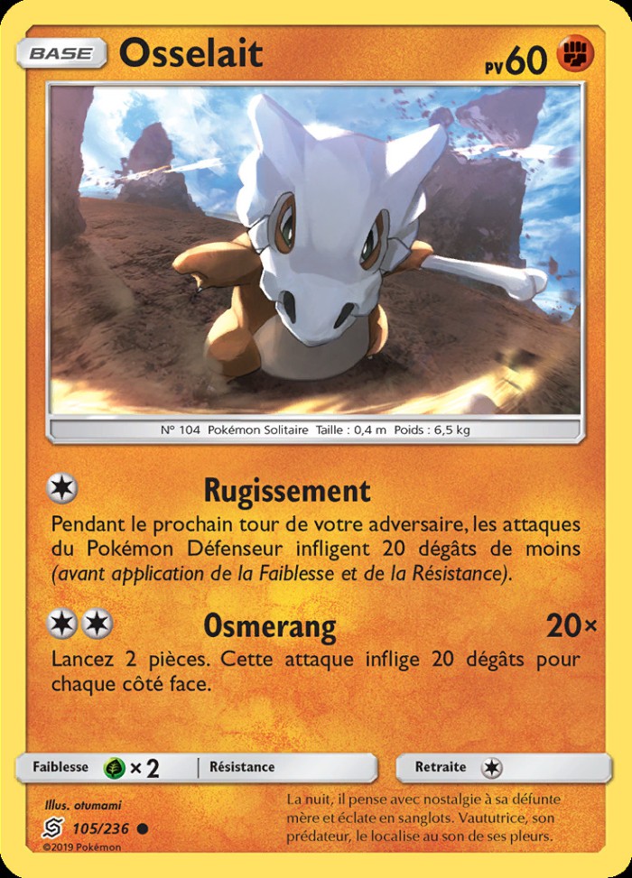 Carte Pokémon: Osselait