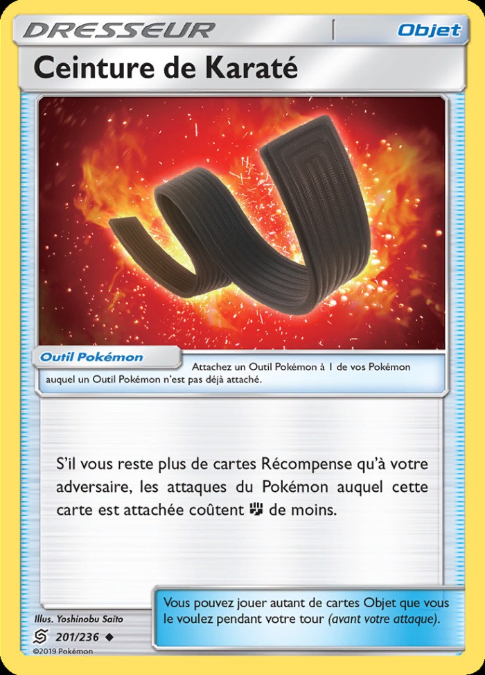 Carte Pokémon: Ceinture de Karaté