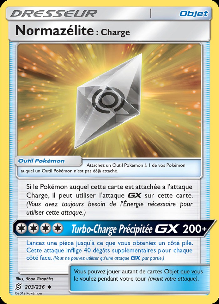 Carte Pokémon: Normazélite : Charge