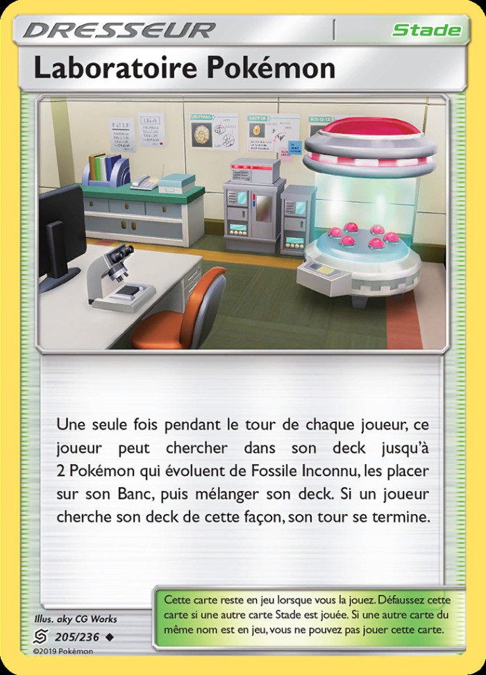 Carte Pokémon: Laboratoire Pokémon