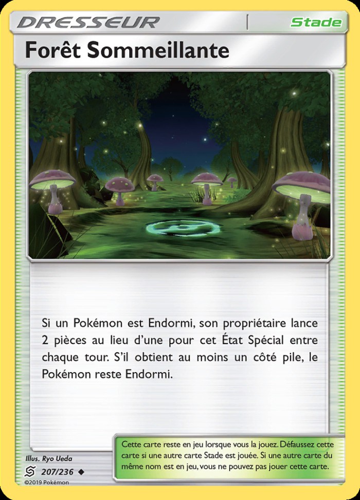 Carte Pokémon: Forêt Sommeillante