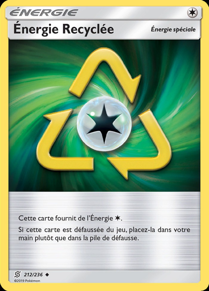 Carte Pokémon: Énergie Recyclée