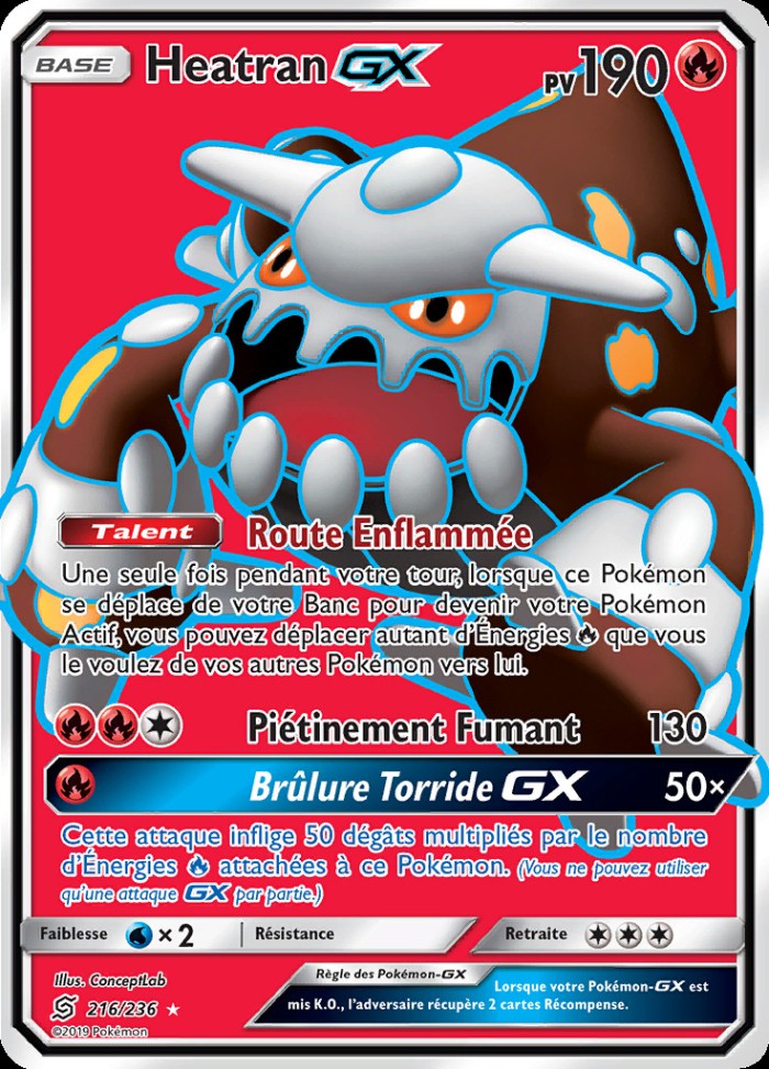 Carte Pokémon: Heatran GX