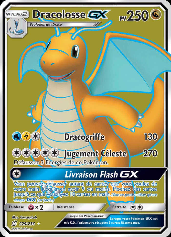 Carte Pokémon: Dracolosse GX