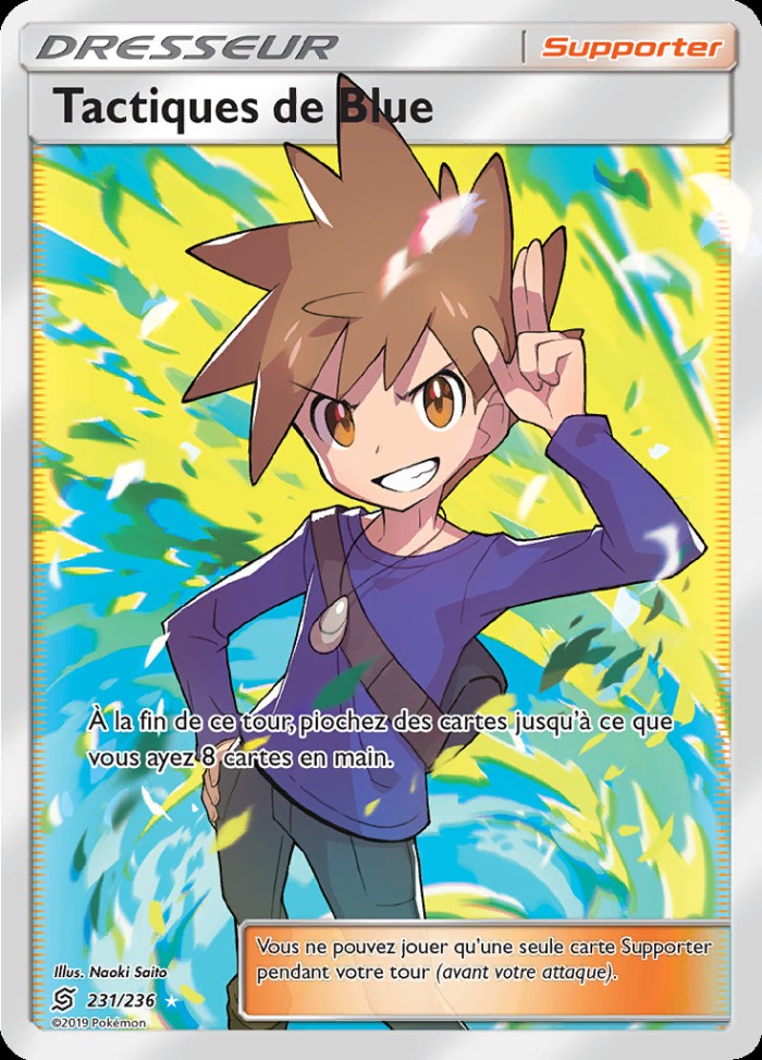 Carte Pokémon: Tactiques de Blue