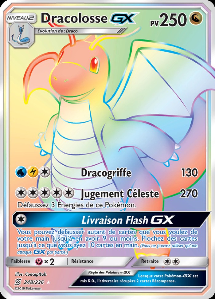 Carte Pokémon: Dracolosse GX