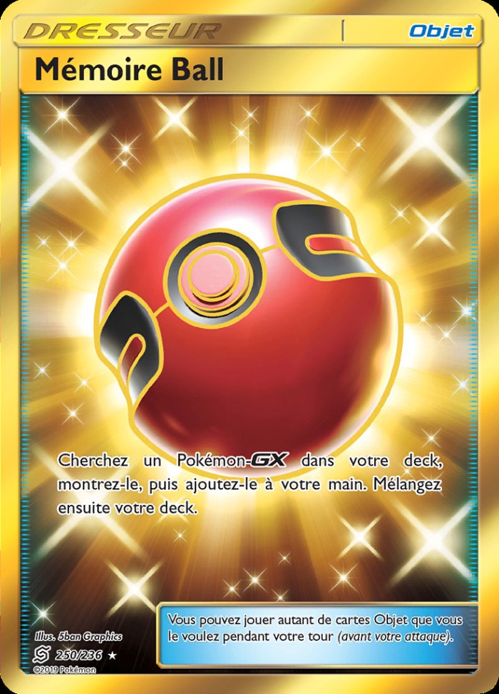 Carte Pokémon: Mémoire Ball