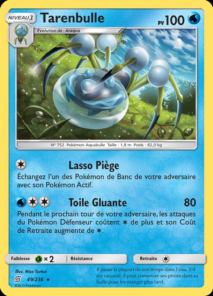 Carte Pokémon: Tarenbulle