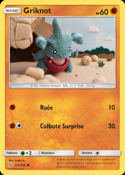 Carte Pokémon: Griknot