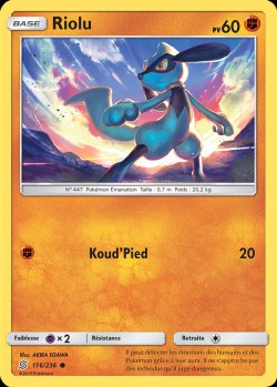 Carte Pokémon: Riolu