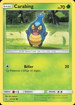 Carte Pokémon: Carabing