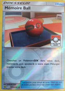 Carte Pokémon: Mémoire Ball