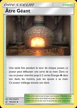 Carte Pokémon: Âtre Géant