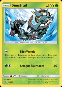 Carte Pokémon: Sinistrail