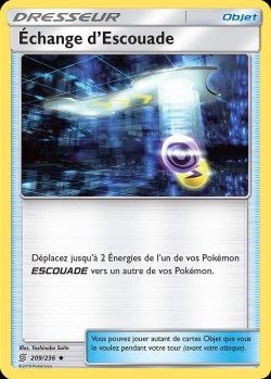 Carte Pokémon: Échange d'Escouade