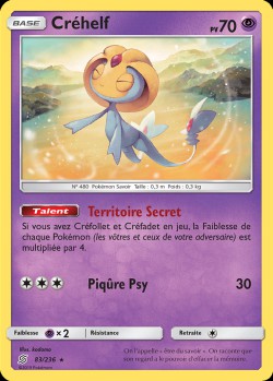 Carte Pokémon: Créhelf