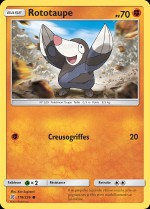 Carte Pokémon: Rototaupe