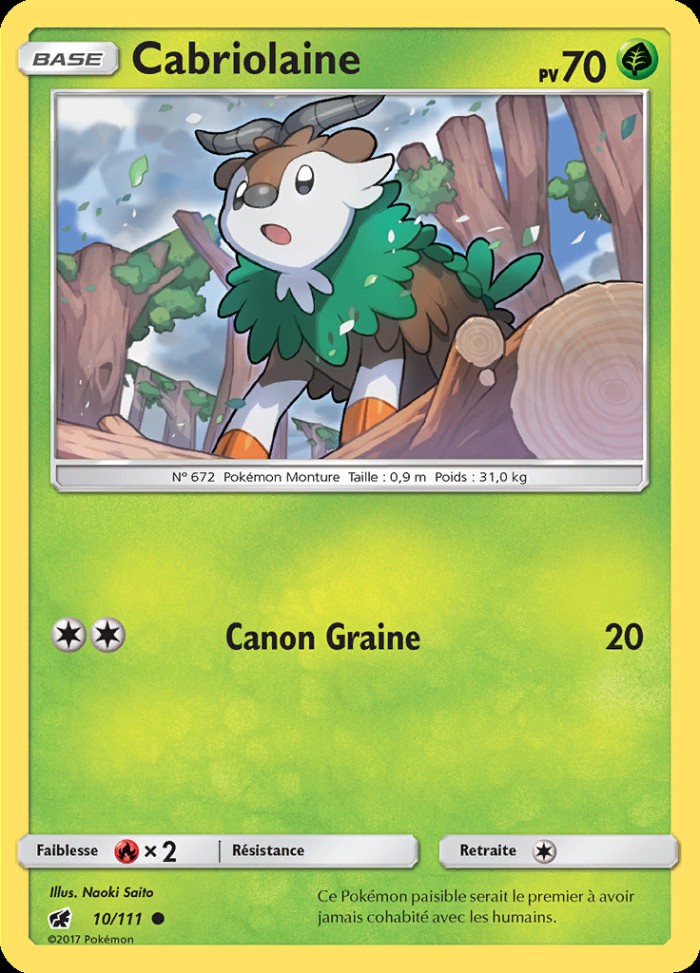 Carte Pokémon: Cabriolaine