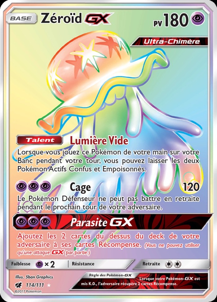 Carte Pokémon: Zéroïd GX