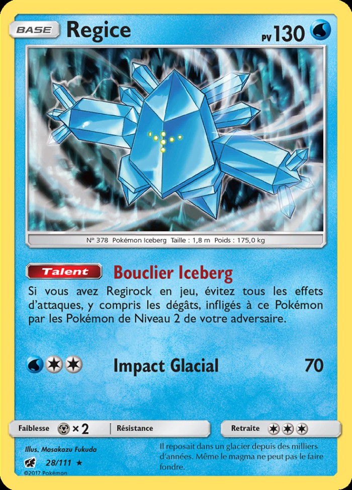 Carte Pokémon: Regice