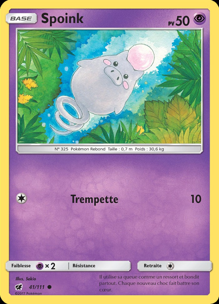 Carte Pokémon: Spoink