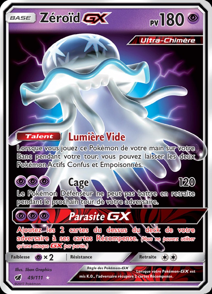 Carte Pokémon: Zéroïd GX