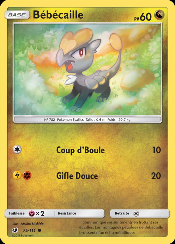 Carte Pokémon: Bébécaille