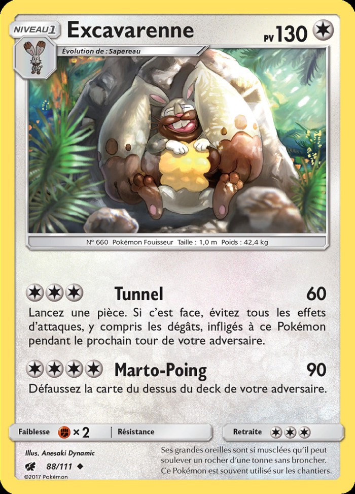 Carte Pokémon: Excavarenne