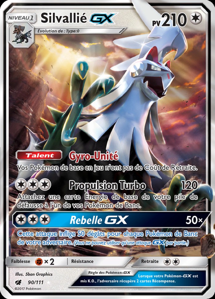 Carte Pokémon: Silvallié GX