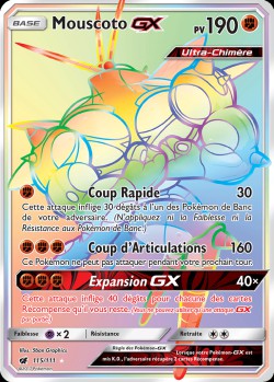 Carte Pokémon: Mouscoto GX