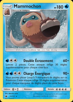 Carte Pokémon: Mammochon