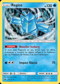 Carte Pokémon: Regice