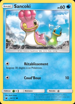 Carte Pokémon: Sancoki