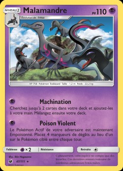 Carte Pokémon: Malamandre