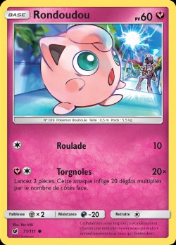 Carte Pokémon: Rondoudou