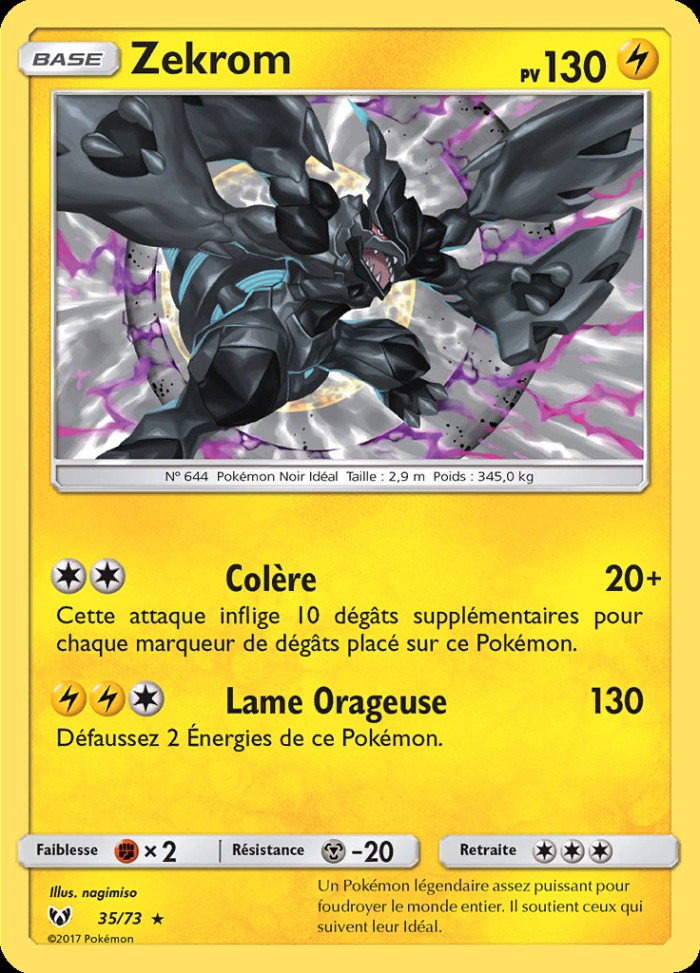 Carte Pokémon: Zekrom