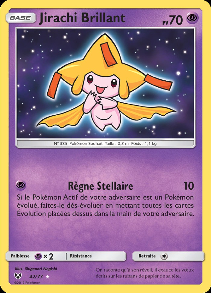 Carte Pokémon: Jirachi Brillant