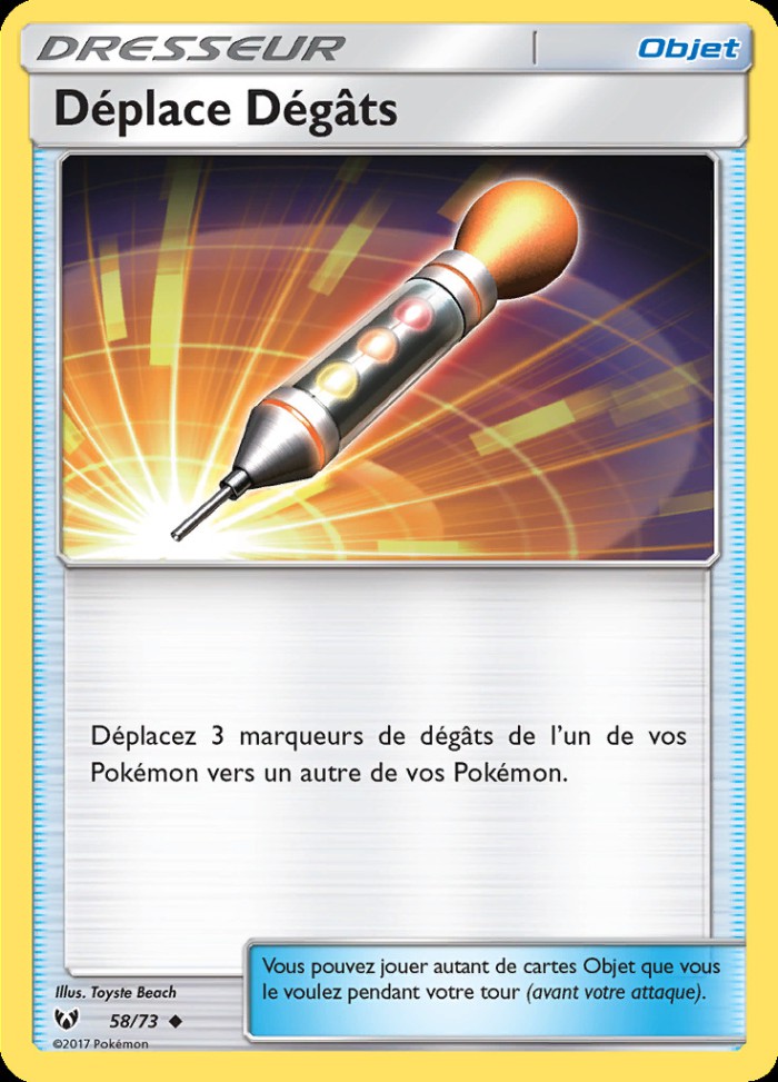 Carte Pokémon: Déplace Dégâts