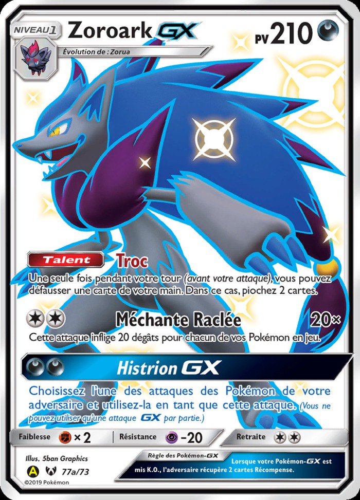 Carte Pokémon: Zoroark GX