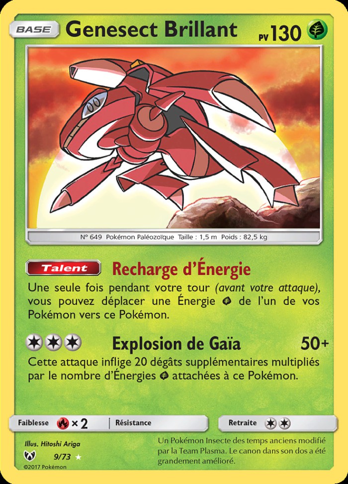 Carte Pokémon: Genesect Brillant