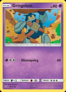 Carte Pokémon: Gringolem