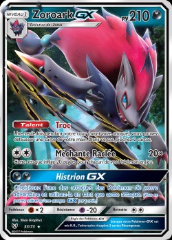 Carte Pokémon: Zoroark GX