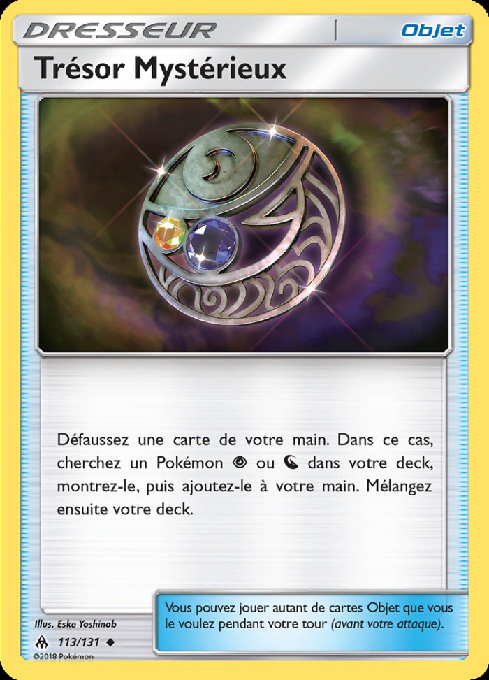 Carte Pokémon: Trésor Mystérieux