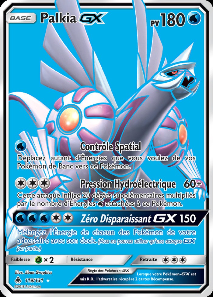 Carte Pokémon: Palkia GX