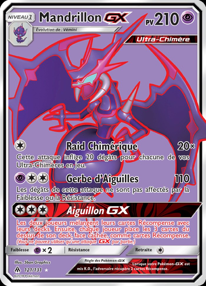 Carte Pokémon: Mandrillon GX