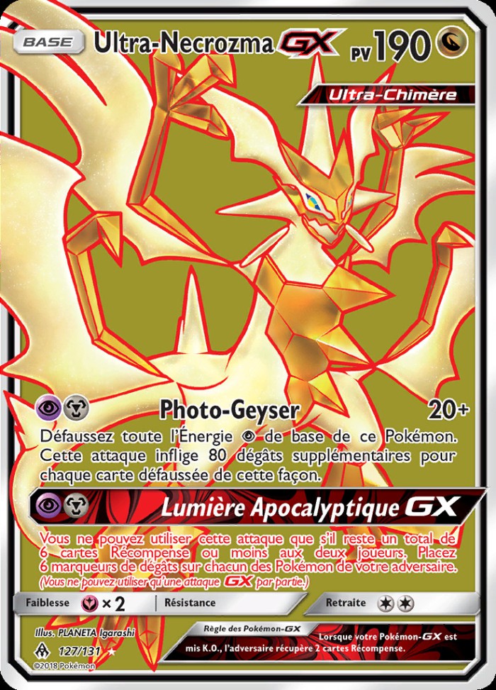 Carte Pokémon: Ultra-Necrozma GX