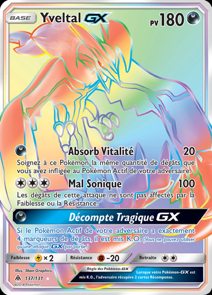 Carte Pokémon: Yveltal GX