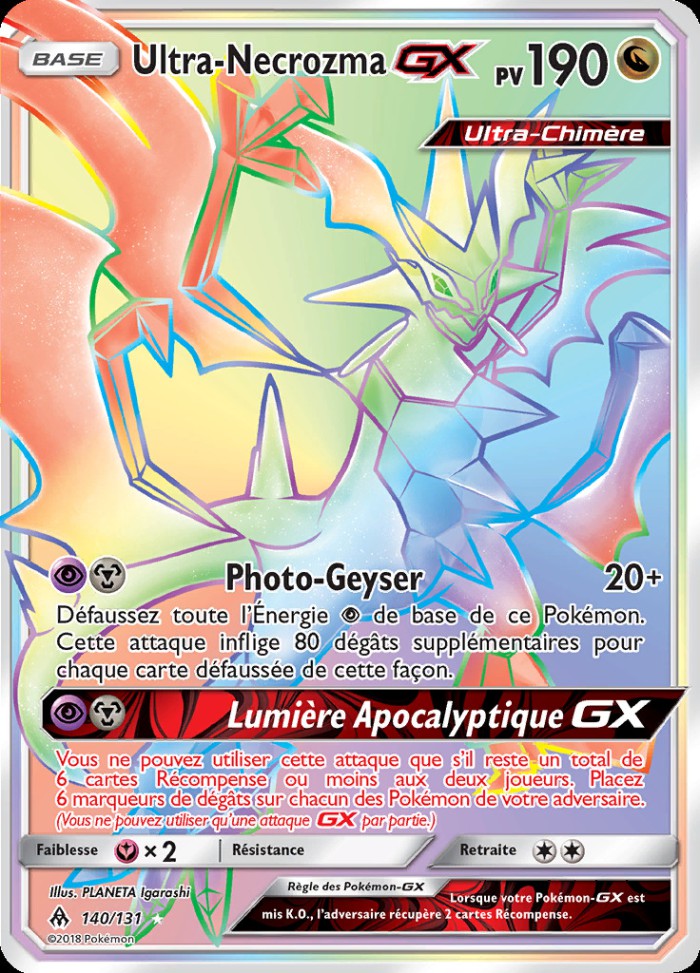 Carte Pokémon: Ultra-Necrozma GX