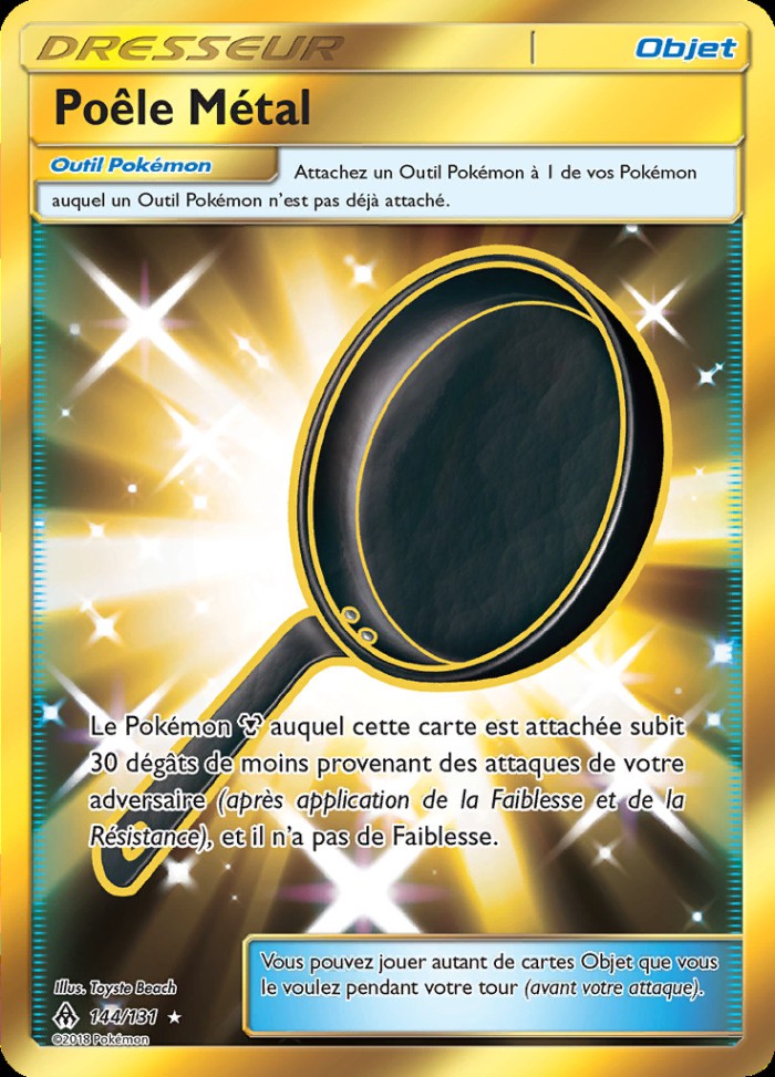 Carte Pokémon: Poêle Métal